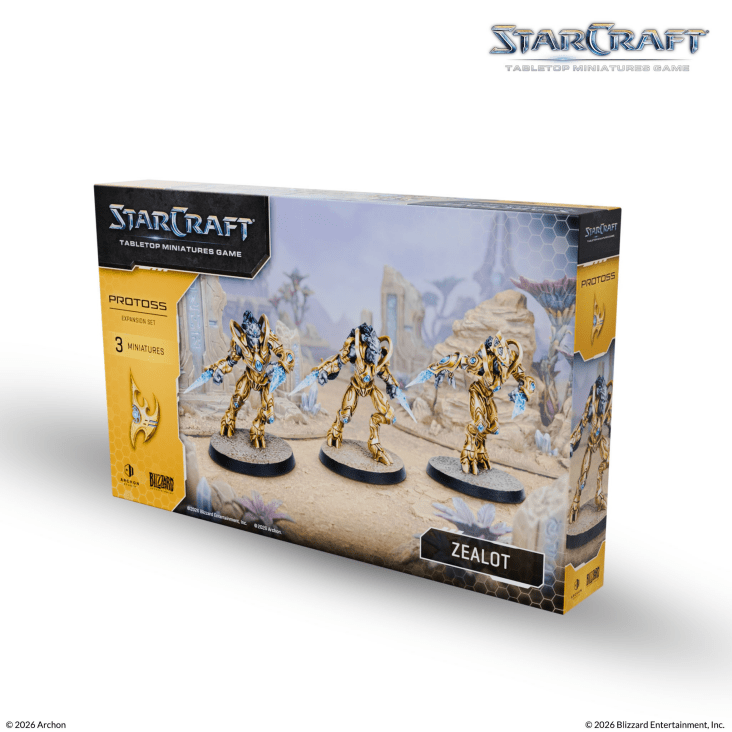 StarCraft TMG Protoss Zealot Miniatur (Quelle: Archon Studio)