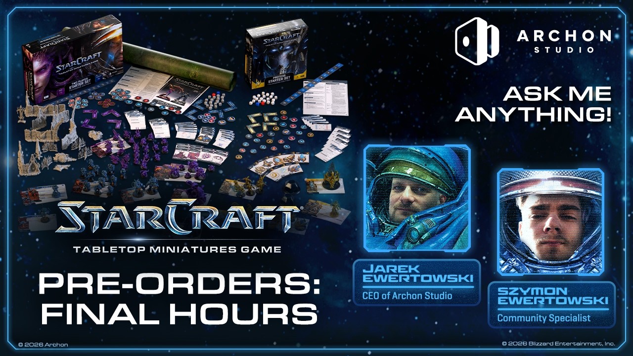 Archon Studio Pre-Order-Closing-Day AMA Stream zum StarCraft TMG (Quelle: YouTube/Archon Studio)