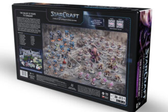 StarCraft TMG Zwei-Spieler-Starterset Inhalt — Terran und Zerg Miniaturen (Quelle: Teilzeithelden.de)