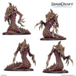 StarCraft TMG - Hydralisk Expansion Set bemalte Miniaturen (Quelle: taleofpainters.com/2026/04/review-starcraft-zerg-expansion-set-hydralisk/)