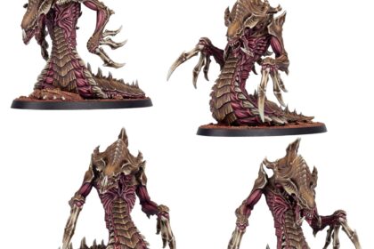 StarCraft TMG - Hydralisk Expansion Set bemalte Miniaturen (Quelle: taleofpainters.com/2026/04/review-starcraft-zerg-expansion-set-hydralisk/)