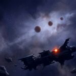 Der Koprulu-Sektor aus der Außenperspektive: drei Welten, eine verlassene Schiffshülle im Vordergrund