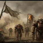 Mar Sara marines among wreckage, an emotional anchor for a quarter-millennium of Terran history