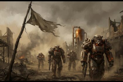 Mar Sara marines among wreckage, an emotional anchor for a quarter-millennium of Terran history