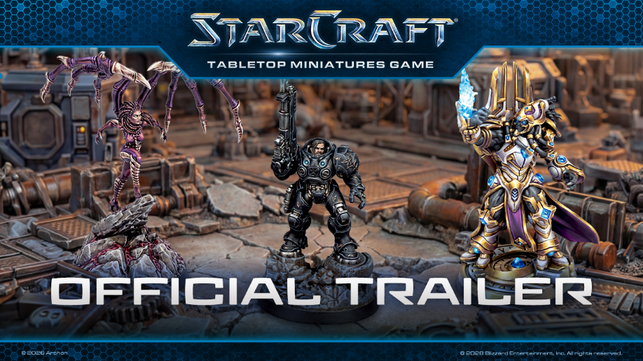 StarCraft TMG - Gamefound Pre-Order Kampagnenbild Mai 2026 (Quelle: gamefound.com/en/projects/archon-studio/starcraft-tabletop-miniatures-game-pre-order)