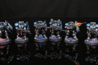 StarCraft TMG - Bemalte Terran Marines von MasterSlowPoke (Quelle: Goonhammer/Tabletop Battles)