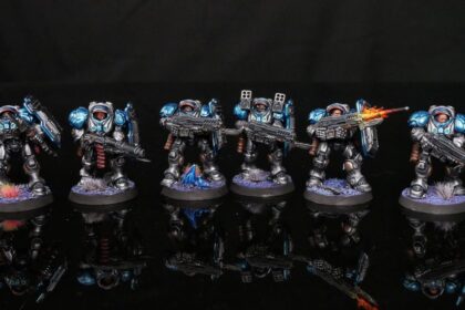 StarCraft TMG - Bemalte Terran Marines von MasterSlowPoke (Quelle: Goonhammer/Tabletop Battles)