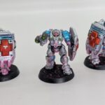 StarCraft TMG - Speedpainted Terran Medics von Kevin Stillman mit TurboDork Pearly Gates Finish (Quelle: Goonhammer/Tabletop Battles)