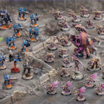 StarCraft TMG Founder's Edition — bemalte Terraner und Zerg aus dem Tale of Painters Review (Quelle: taleofpainters.com)