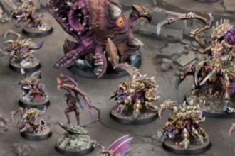 StarCraft TMG - Zerg-Miniaturen im Gefecht (Quelle: nodicenoglory.com)