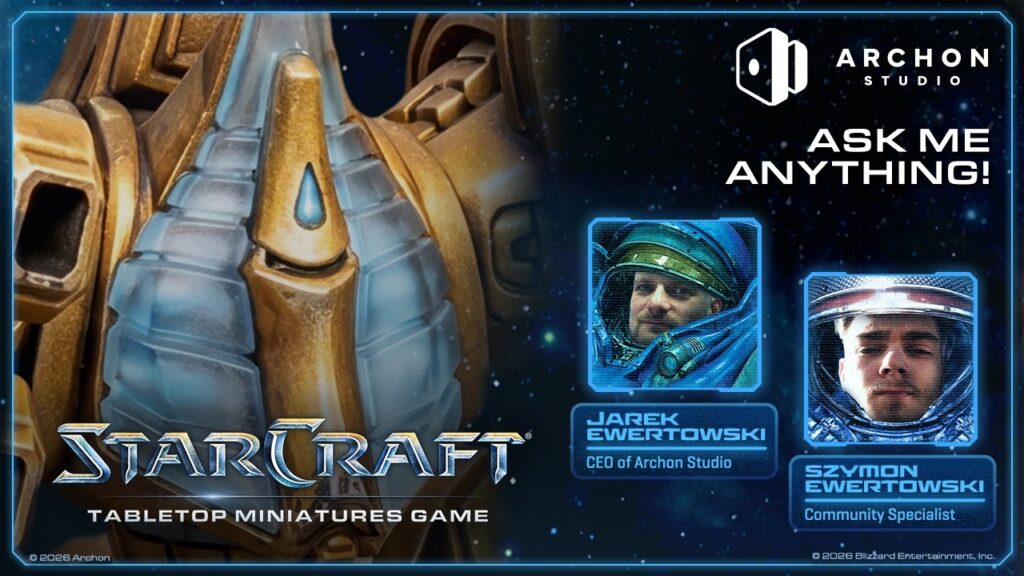 StarCraft TMG - Archon Studio praesentiert im AMA vom 30.07.2026 die Wave-2-Modelle (Quelle: https://www.youtube.com/watch?v=IUb7eYzJzcA)