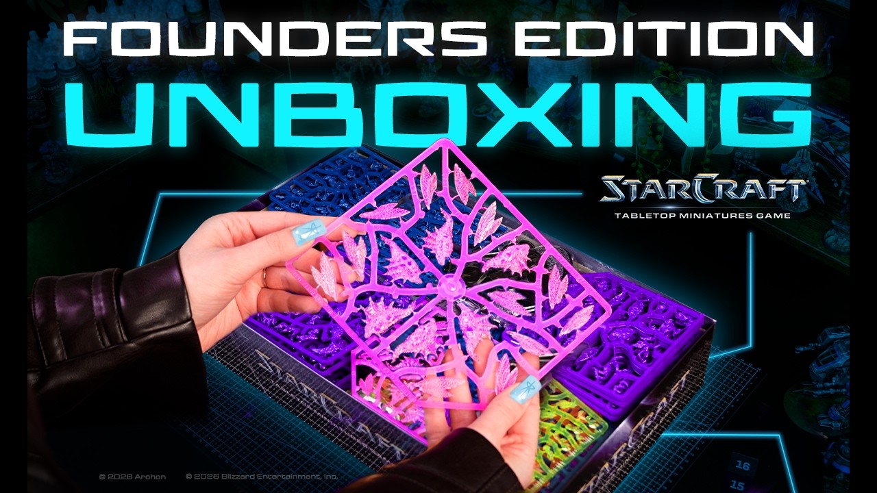 StarCraft TMG - Protoss-Spritzling aus dem offiziellen Founders-Edition-Unboxing von Archon Studio