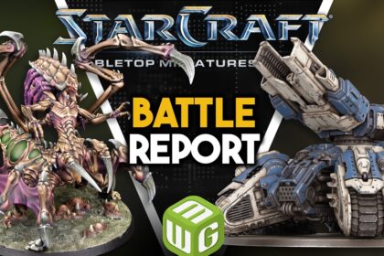 StarCraft TMG - Siege Tank gegen Ravager, Thumbnail des MiniWarGaming-Battle-Reports Terran vs Zerg vom 10.09.2026 (Quelle: https://www.youtube.com/watch?v=d8-QDUi40uA)