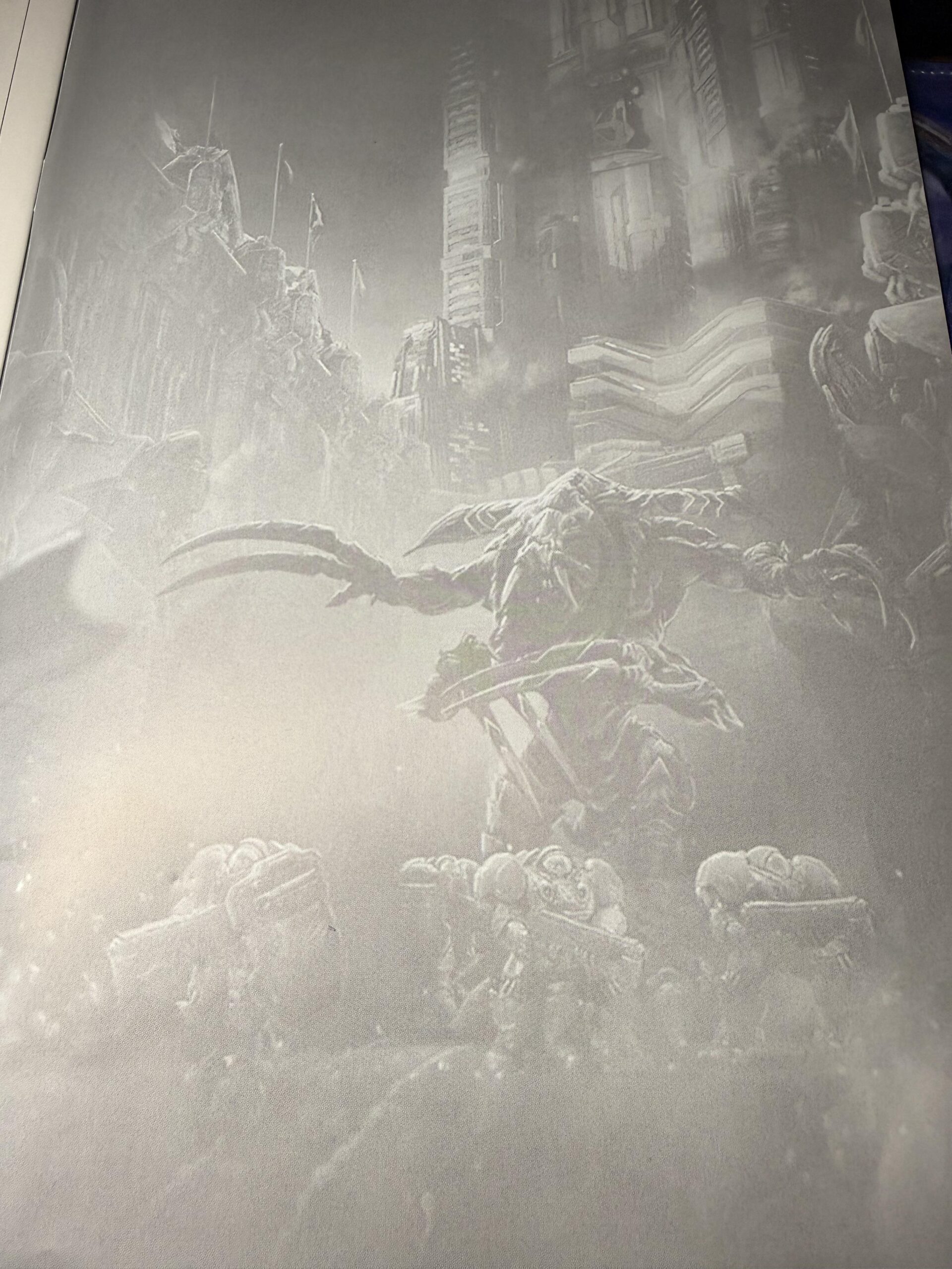 Letzte Seite der Bauanleitung aus dem Zwei-Spieler-Starter-Set mit dem grau gedruckten Hybrid-Artwork