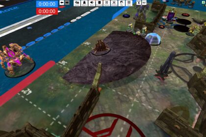 StarCraft TMG - Partie auf dem Tabletop Simulator mit der Workshop-Mod (Quelle: https://steamcommunity.com/sharedfiles/filedetails/?id=3662791369)