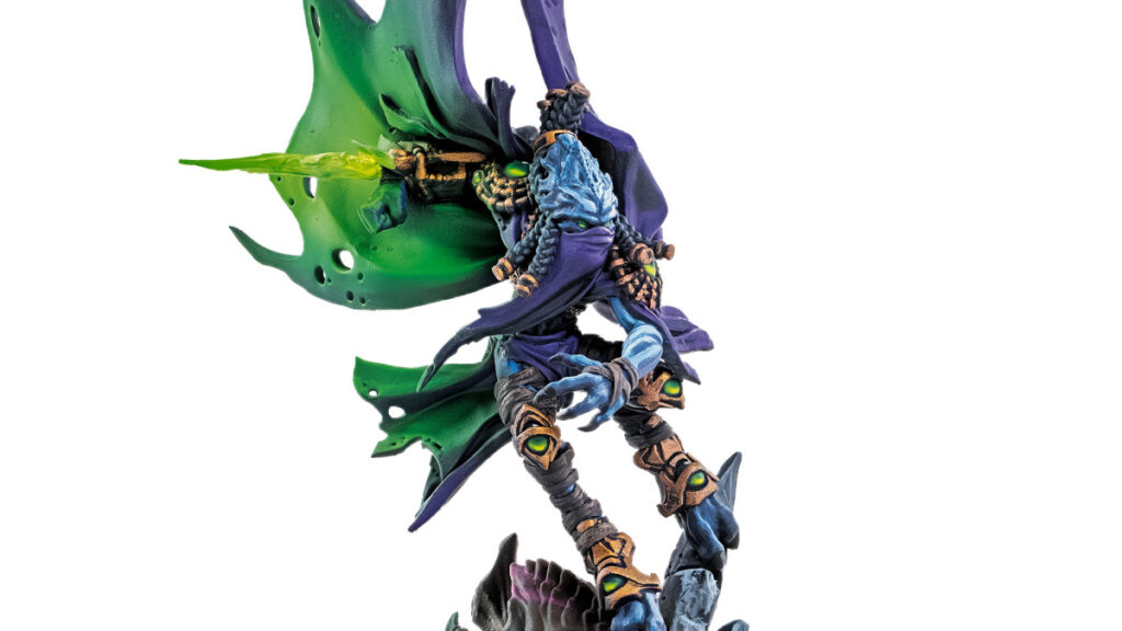 StarCraft TMG - Bemalte Promo-Miniatur Zeratul (Quelle: https://starcraft-tmg.com/shop/products/zeratul-protoss-promo-miniature-1)