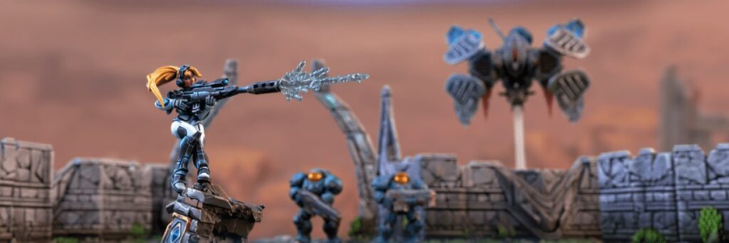 StarCraft TMG - Nova Terra, Marines und Raven aus Welle 3 (Quelle: https://starcraft-tmg.com/news/rules/starcraft-miniatures-game-raven-nova-terra-wave-3)